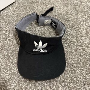 Adidas Black and Gray Visor